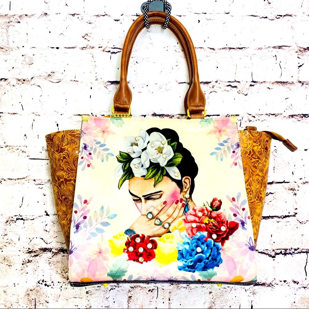 Frida high quality stud shoulder bag and crossbody